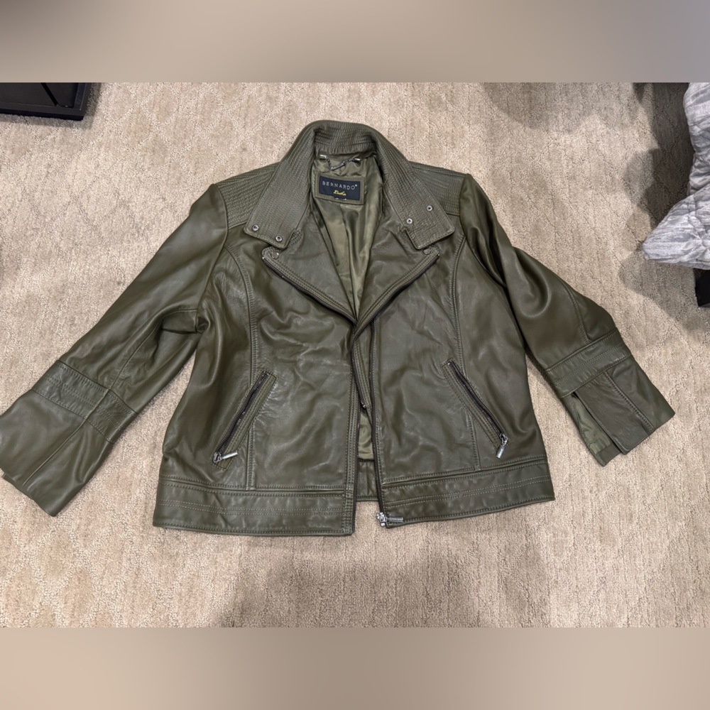 Bernardo leather jacket
